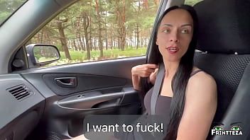 Play StepSister Fuck and Suck in the Car. Throatpie Public