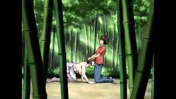 Play Busty mature woman gives a lusty boobjob in the woods
