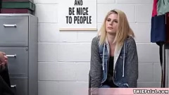 Play Cute Blonde Teen Pornstar Can't Resist Naughty Shoplifting Fantasy