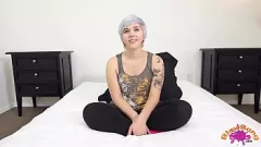 Play Cum-Covered Teen Blonde Blowbang