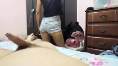 Play Teen Wife Fucks Husband After Fixing His Room