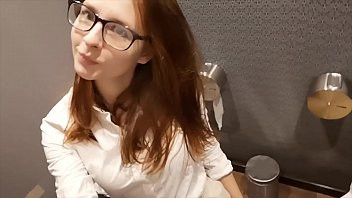 Play Public anal play in restaurant toilet