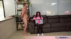 Play Goth Teen Krissy Knight's Bored Pussy Fucking Session with Stepbro