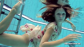 Play Lucy Gurchenko Russian hairy babe in the pool naked