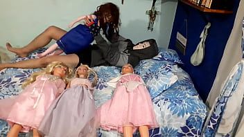 Play Disney princesses orgy! // Part 2- Fucking with blue dress princess