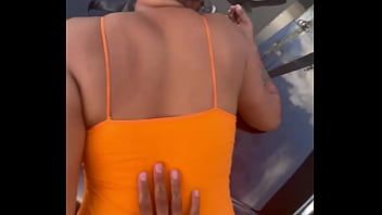 Play Hairy booty stripper gets fucked for crab legs in front of her