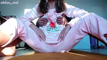 Play Stepbrother hard jerking cunt and small tits stepsister in pajama