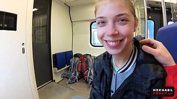 Play Real Public Blowjob in the Train &vert; POV Oral CreamPie by MihaNika69 and MichaelFrost